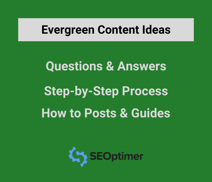 Evergreen Content Ideas